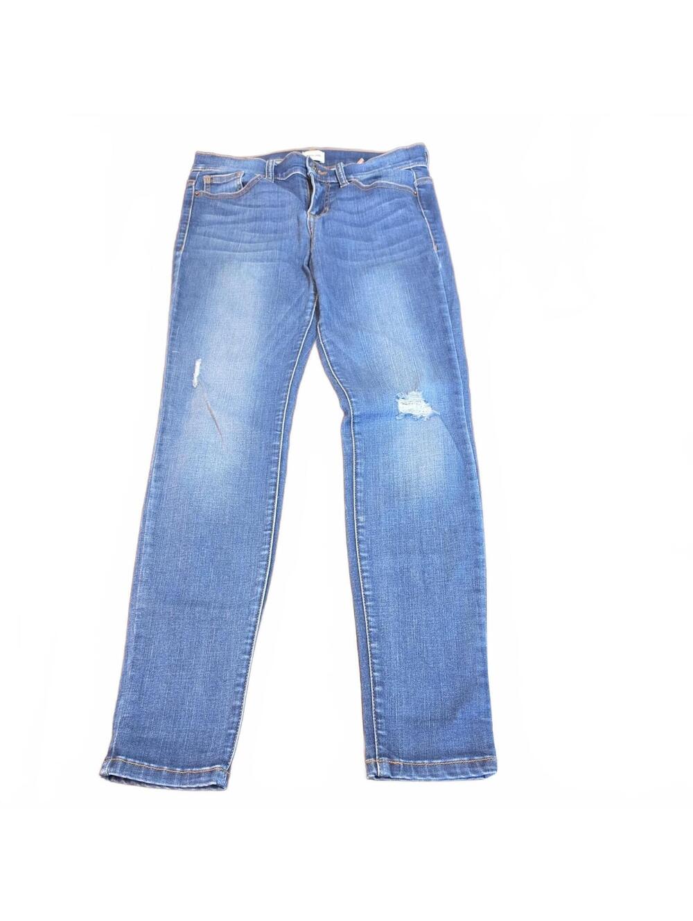 Sneak Peek mid rise distressed Jeans Size 5